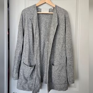 The Group Babaton Gray Yak-Wool blend Cardigan
